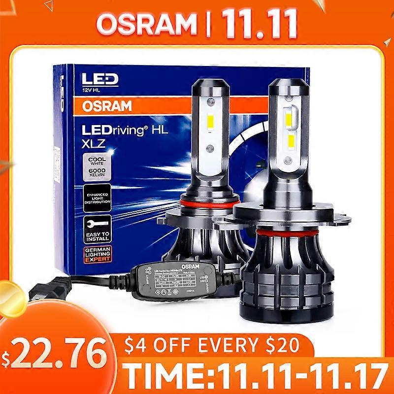 OSRAM Original Auto H7 H4 Led Car Headlight Bulbs 9012 HIR2 Lamp HB2 9003 H1 9005 9006 HB4 HB3 H11 H8 Fog Lights 6000K White 12V
