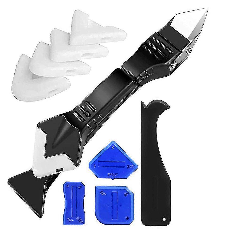 In 1 Silicone Remover Tool, Joint Smoother Scraper Sealant Remover, Multifunctional Part Professional Silicone Remover Tool Set