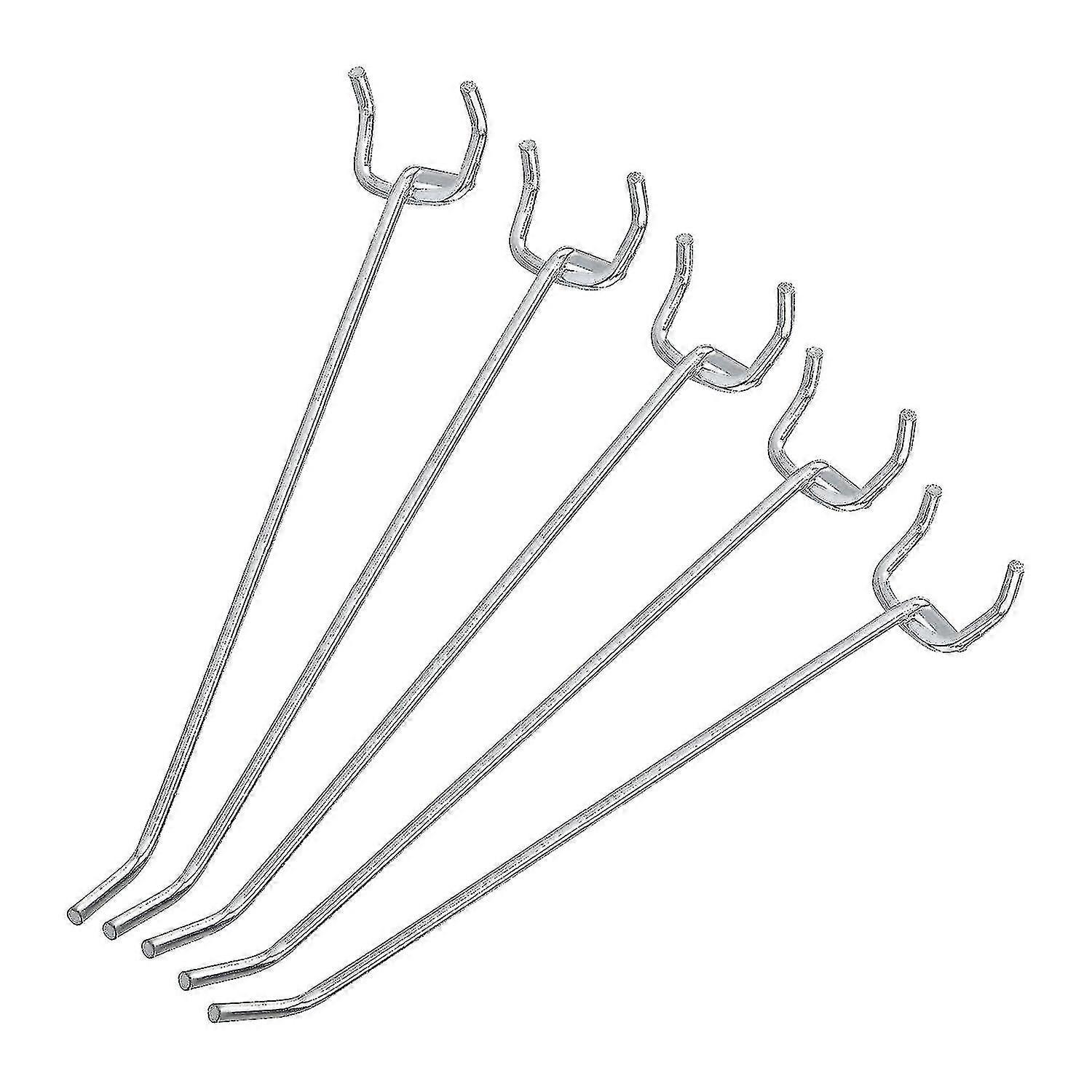 2024 50 Pcs 6-inch Pegboard Hooks Shelving Hooks And Organizer Assortment