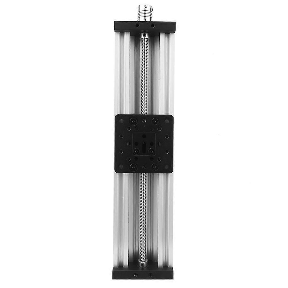Screw Slide Linear TableAluminum Alloy 3D Printer Engraving MachineBlack/SilverSilver 250mm