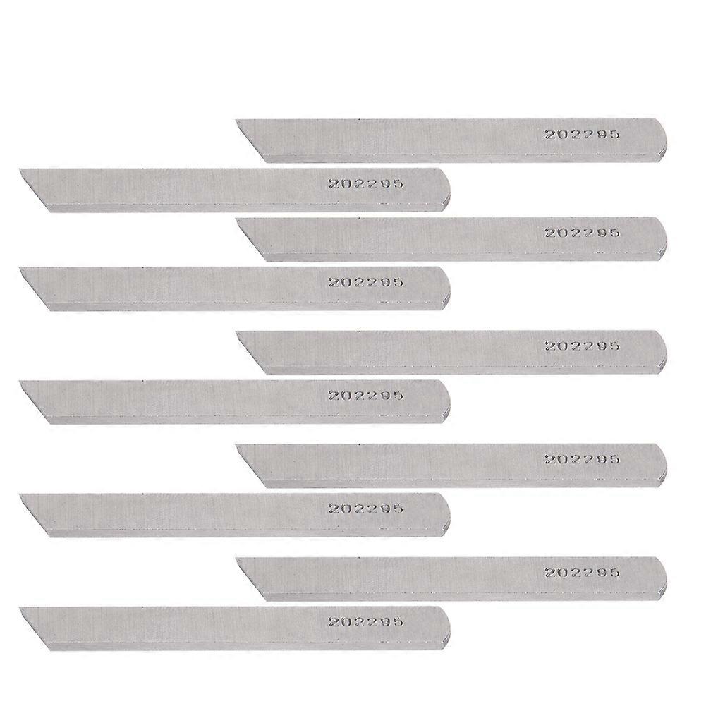 10 Pcs Inférieur Lame De Cutter En Acier Kits De Remplacement Surjeteuse Industrielle Accessoires De Machine À Coudre 202295