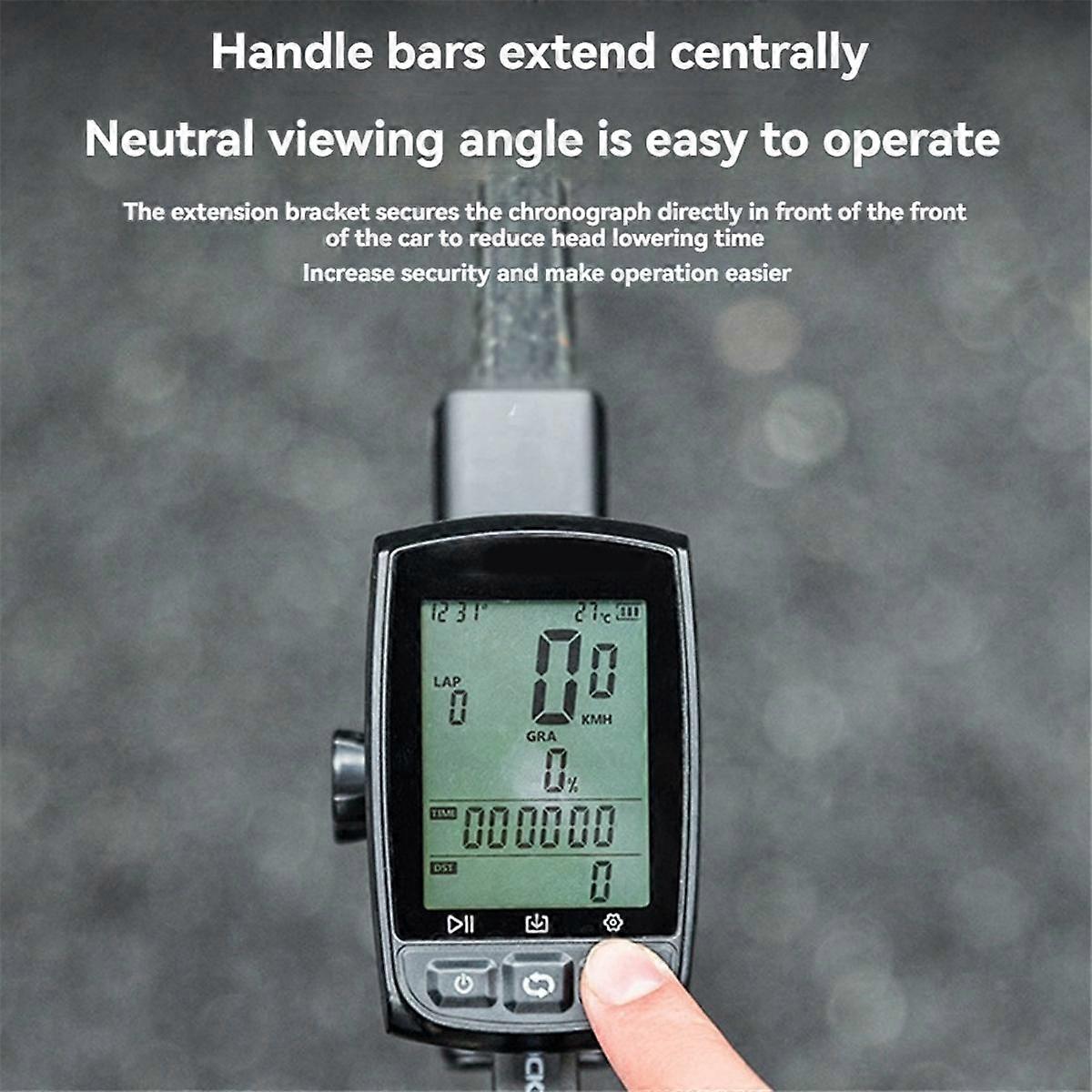 Bicycle Mount for Base Extention Bracket Road Bike Stopwatch Speedometer Rack