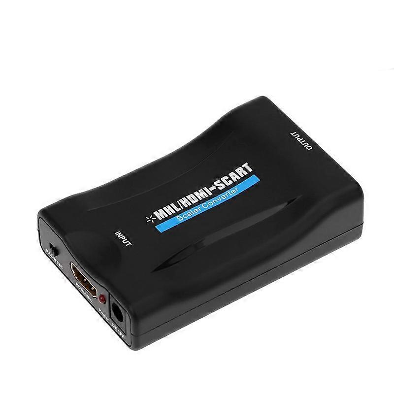 HDMI إلى Scart محول محول AV محول PAL NTSC التبديل لهاتف التلفزيون