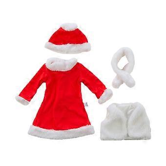 Toys Girl Doll Dress Kaunis mekko, joka sopii 18 tuuman nukke Christmas Doll Dress No Doll And No Shoes_c24070578
