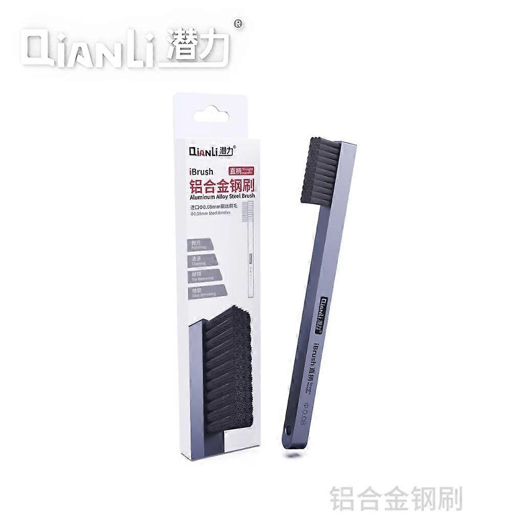 QIANLI iBrushメタルブラシスチールワイヤーブラシ高温ストレートハンドルブラシ-20550クリーニング脱脂研磨ポリッシュ