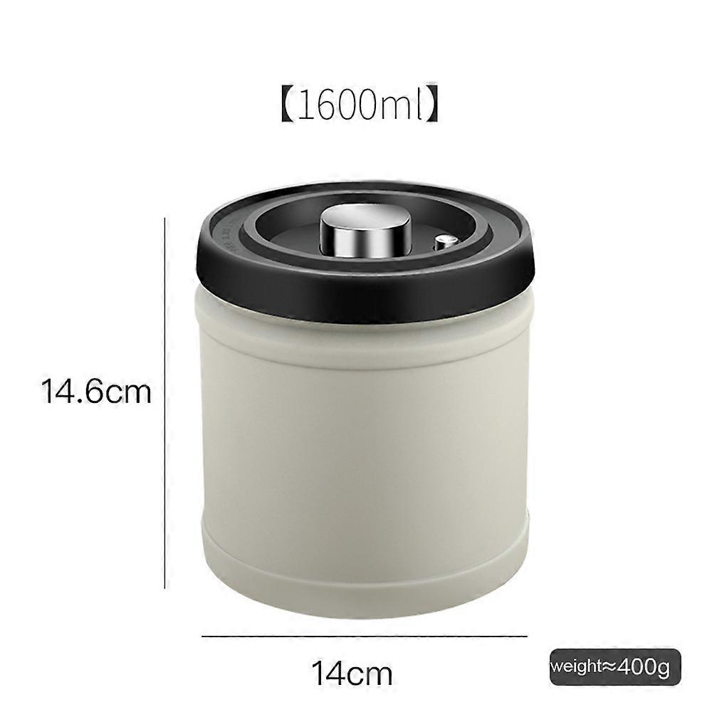 750ml Stainless Steel Airtight Coffee Bean Storage Container Vacuum Tea Jar