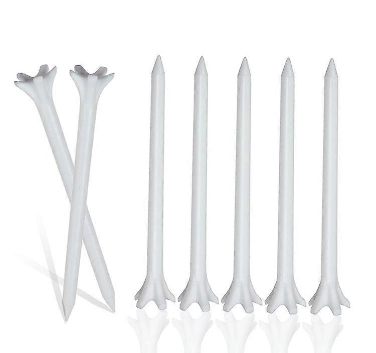 100pcs 7cm Golf Tees Durable Plastic Tees