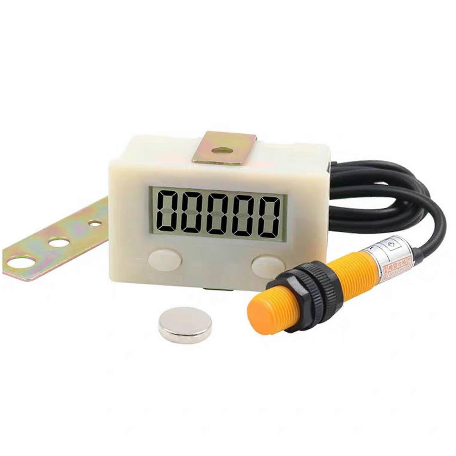 Electronic Tally Counter Punch Digital Totalizer Digital Counter LCD Gauge