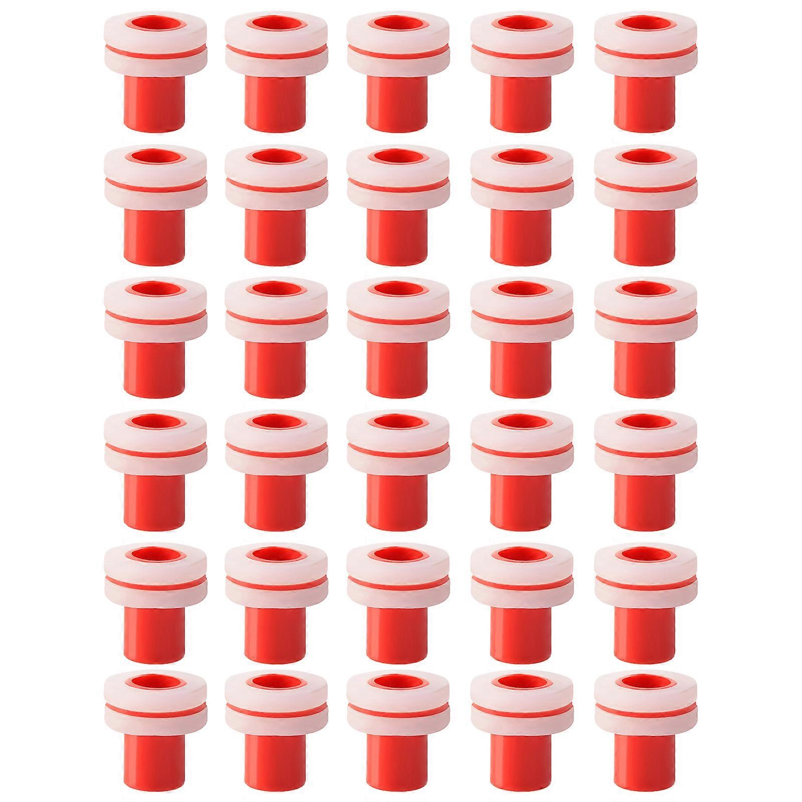 30pcs PPR Pipe Plugs 1/2" Thread Pipe Fitting End Cap Plug Buckle Pad Choke