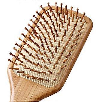 Spazzola per capelli, spazzola per capelli a paletta di setole di cinghiale per capelli lunghi e ricci ondulati secchi o danneggiati, riducendo la rottura dei capelli