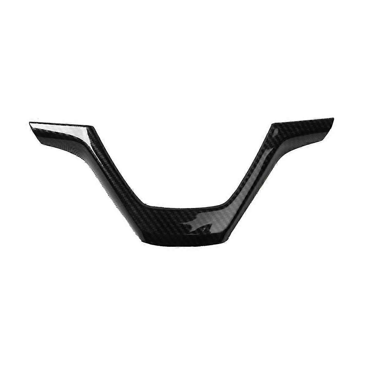 Car Carbon Fiber Steering Wheel Panel Cover Trim Decoration Frame Sticker for X5 X6 F15 F16 2014-2019