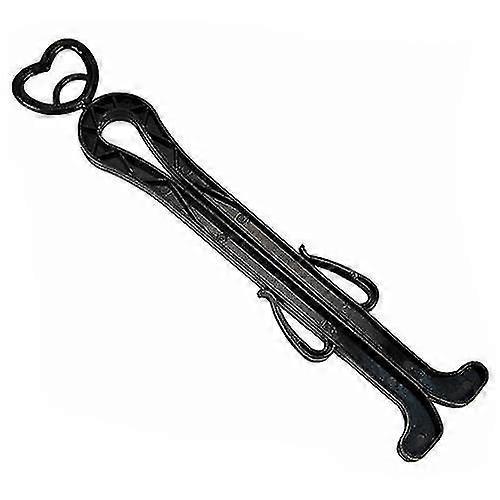 Plastic Boot Front Rack Axle Rack Bracket Bracket Storage Rack Storage Rack 3 Pieces Black
