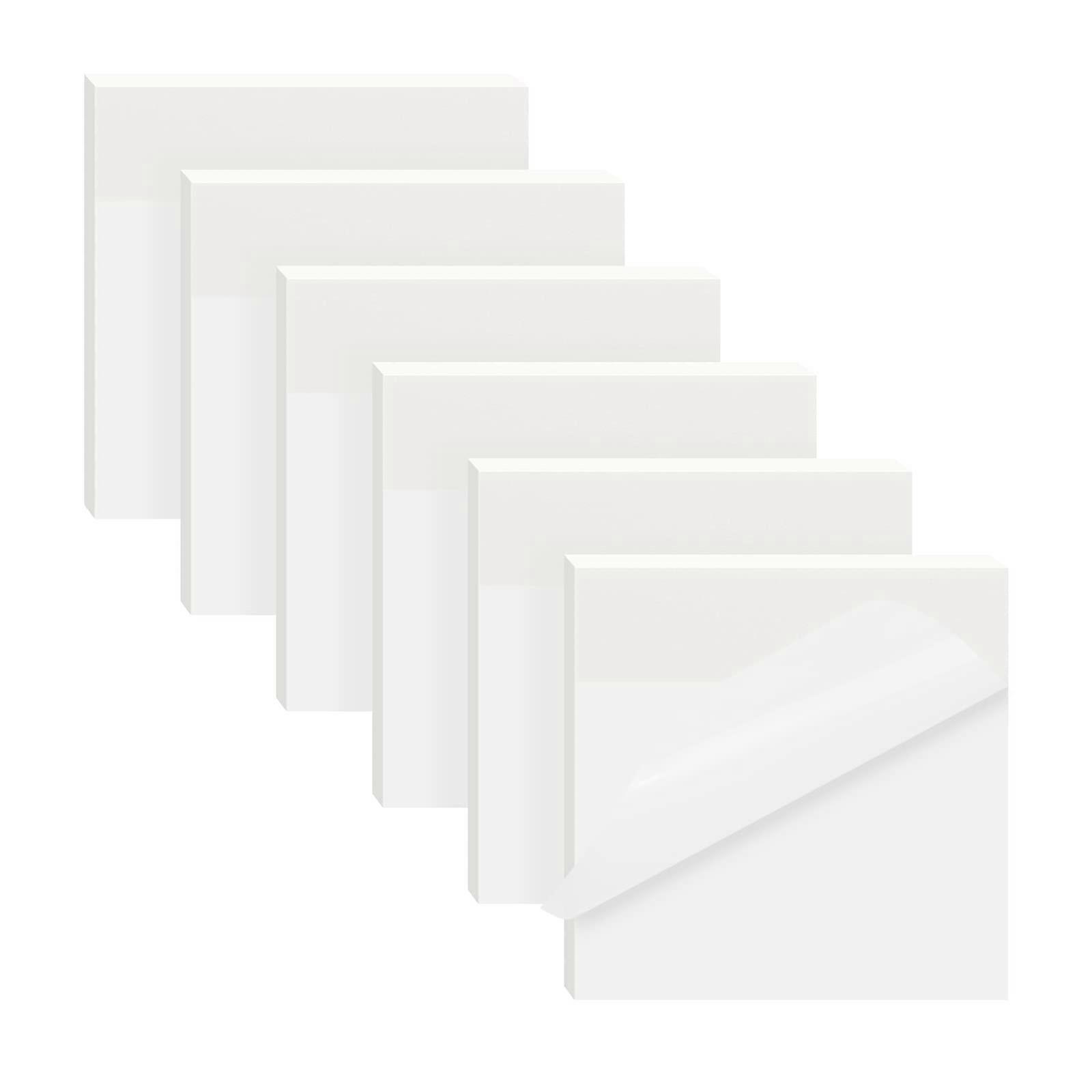 Transparent Sticky Notes 300pcs, Clear Sticky Notes, Translucent Sticky Notes 33 inch Adhesive Removable