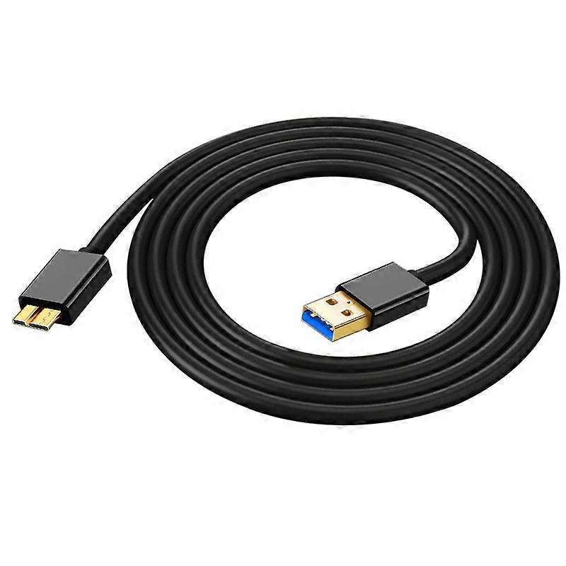 50cm/100cm Cabo de Dados Portátil PVC de Alta Velocidade USB 3.0 para Micro B Cabo de Disco Rígido Externo para Computadores