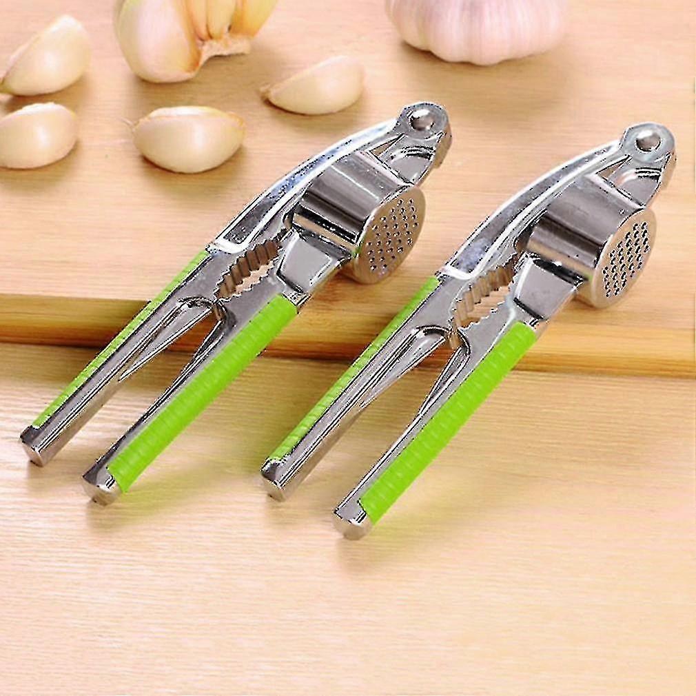 Garlic Press Hand Presser Crusher Ginger Squeezer Slicer Masher Kitchen Tool