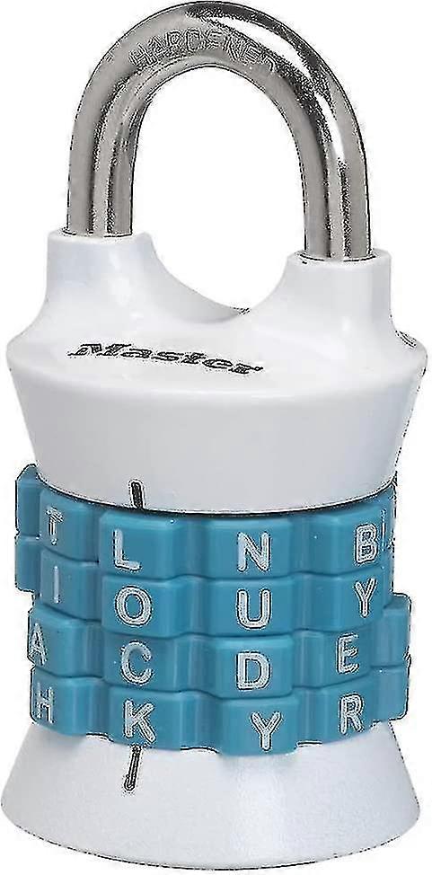Resettable Vertical Lock Word Combination Padlock