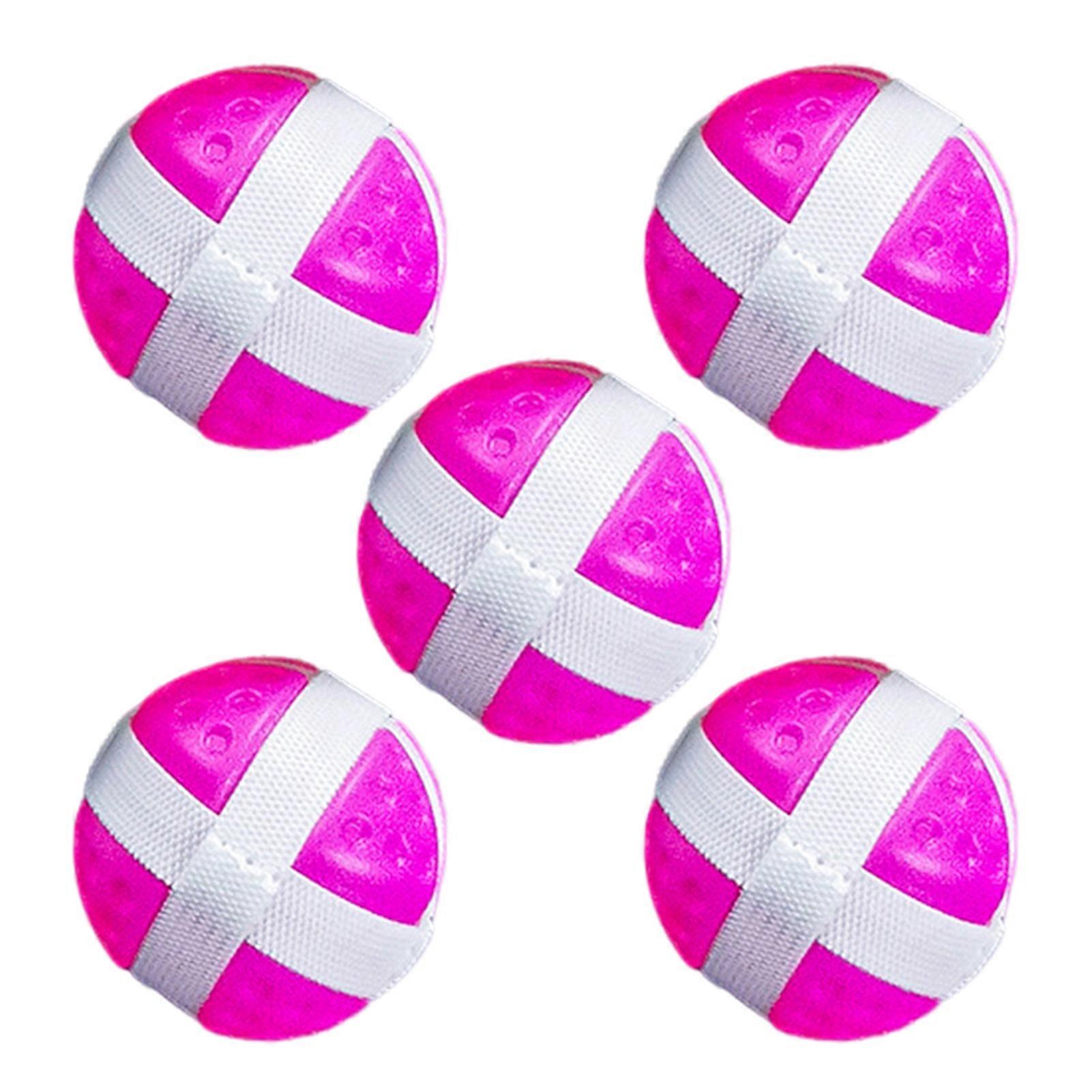 5 Pcs Dart Sticky Ball Well Adhesive Non-falling Hand Exercise Entertainment Parent-child Interactive Kid Throw Sticky Ball Outdoor Supply Kaesi