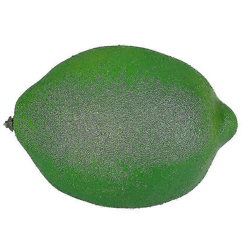6pcs Simulation Lemon Model Fake Fruit Lemon Green Lemon Early Education Props Decoratio