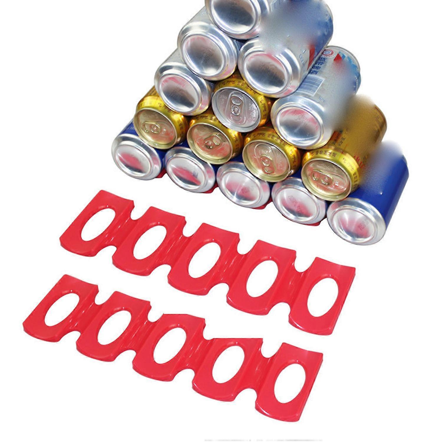 Sett med 2 silikonflaskeholdere (rød)