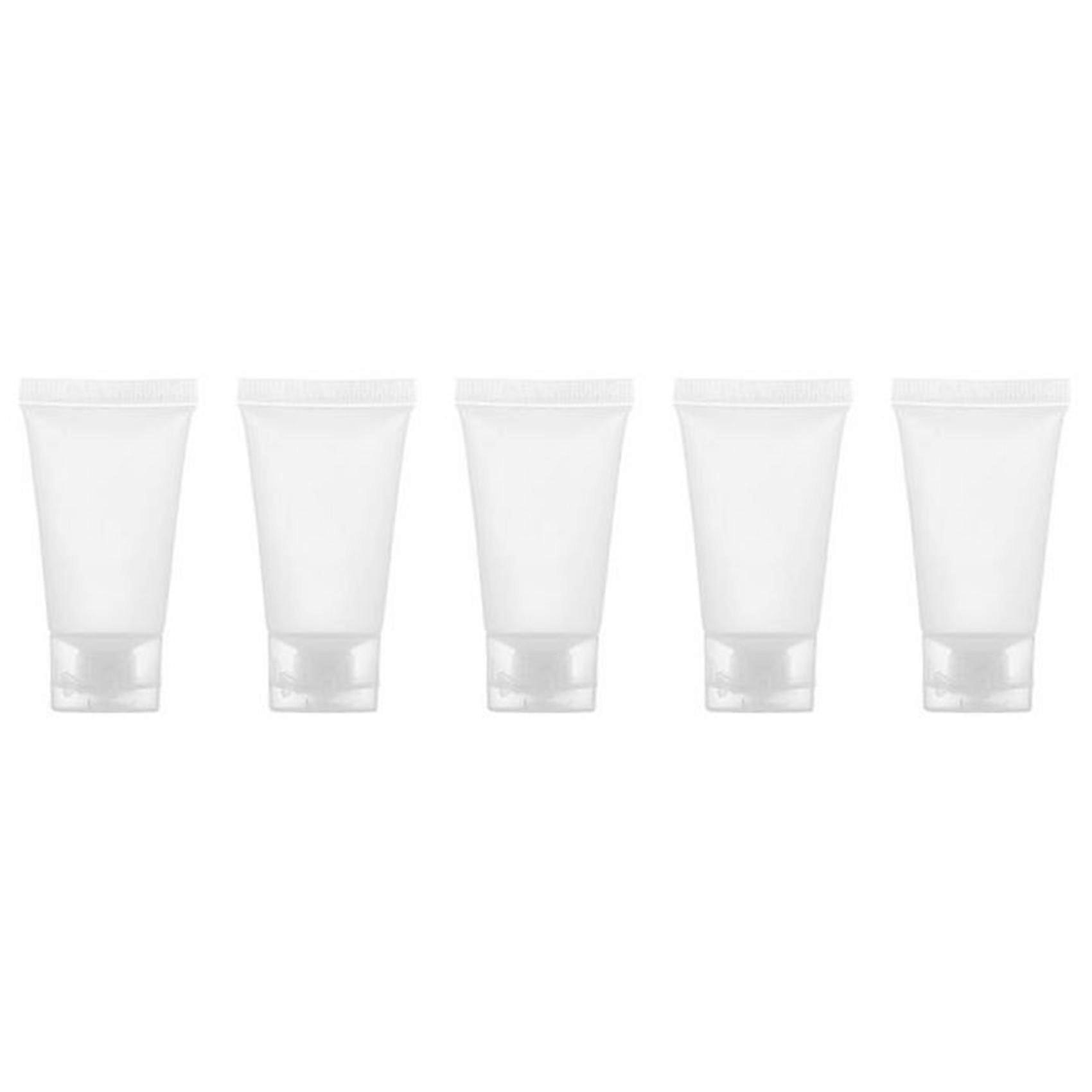 5 قطع 30 مل أنبوب السفر الضغط مستحضرات التجميل حاوية تويست كاب كريم غسول البلاستيك