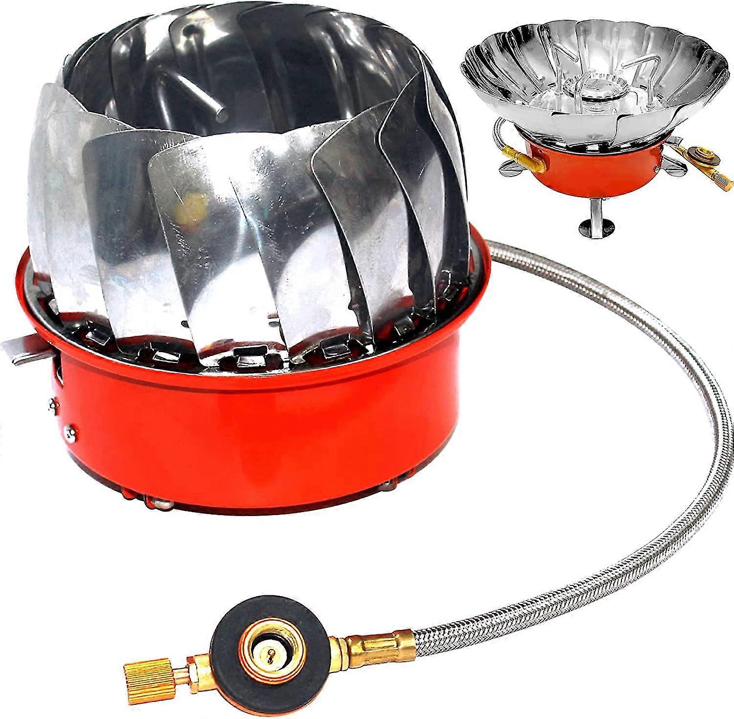 Mini Camping Gas Stove Portable, Windproof Foldable Compact Camping Stove, Lightweight &
