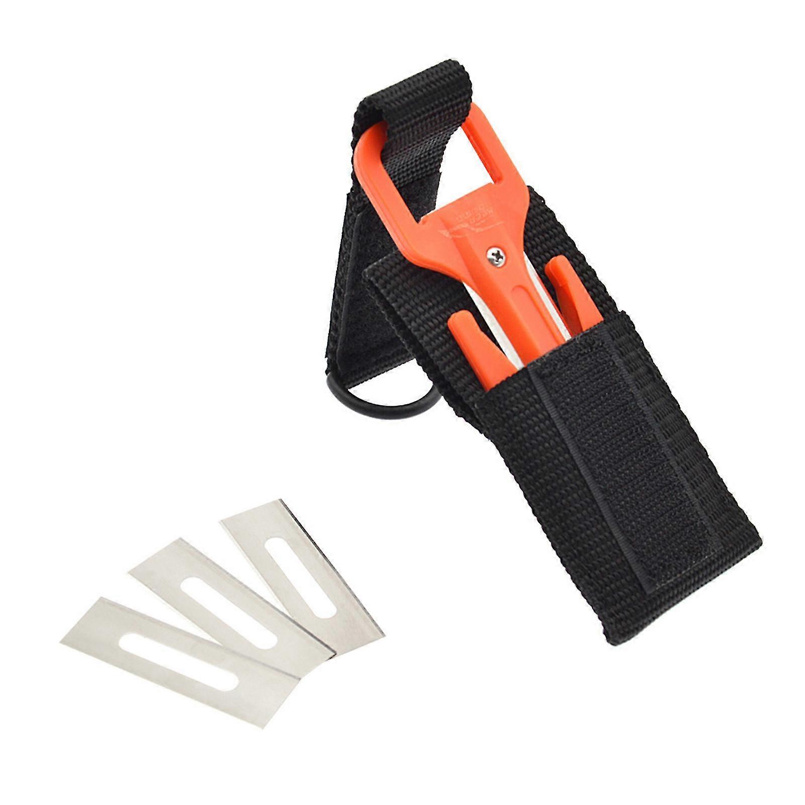 Diving Cutter With Storage Pouch High Safety Fishing Net Line Cutter Walkbee  