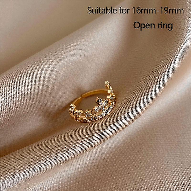 Inel Înalt Simț Al Coroanei Feminin Ins Design De Nișă Index Ffinger Inel Personalitate La Modă Inel Deschis Pentru Femei