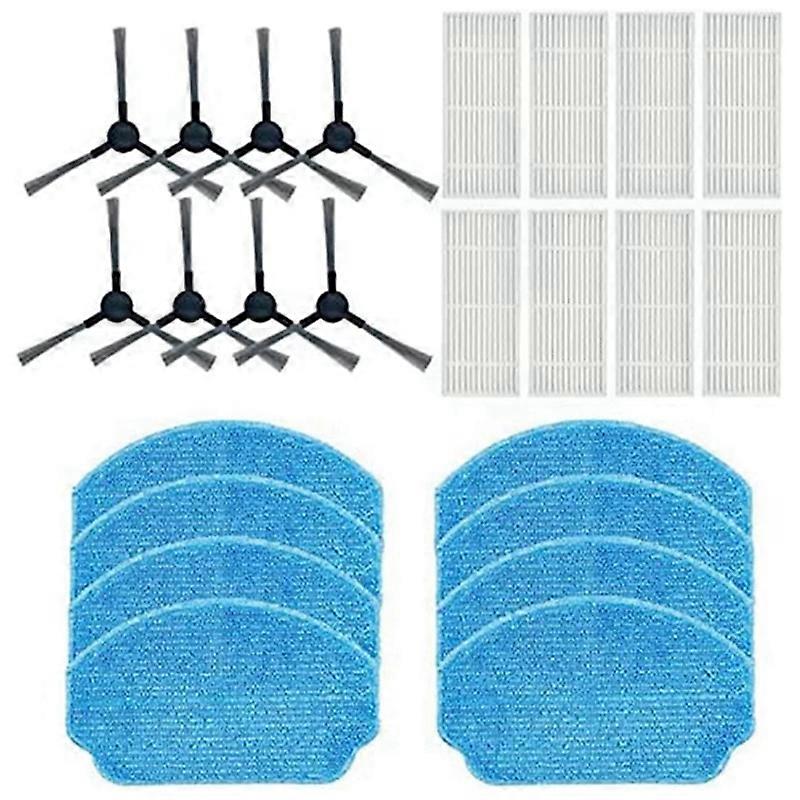 Filter Side Brush Mop Pads Set Compatible For BR150/BR151 Robot  Cleaner Accessories