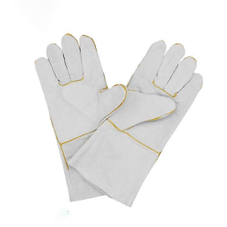 34x16cm Wear-Resistant Two-layer Leather Insulation Gloves