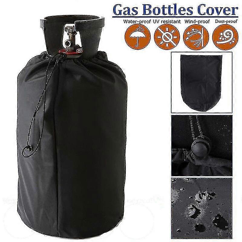 Mimigo Heavy-duty Propane Tank Cover With Adjustable Drawstring - Decorate Your Gas Grille - Durable And Convenient, Suitable For Standard 20 Pound Ta