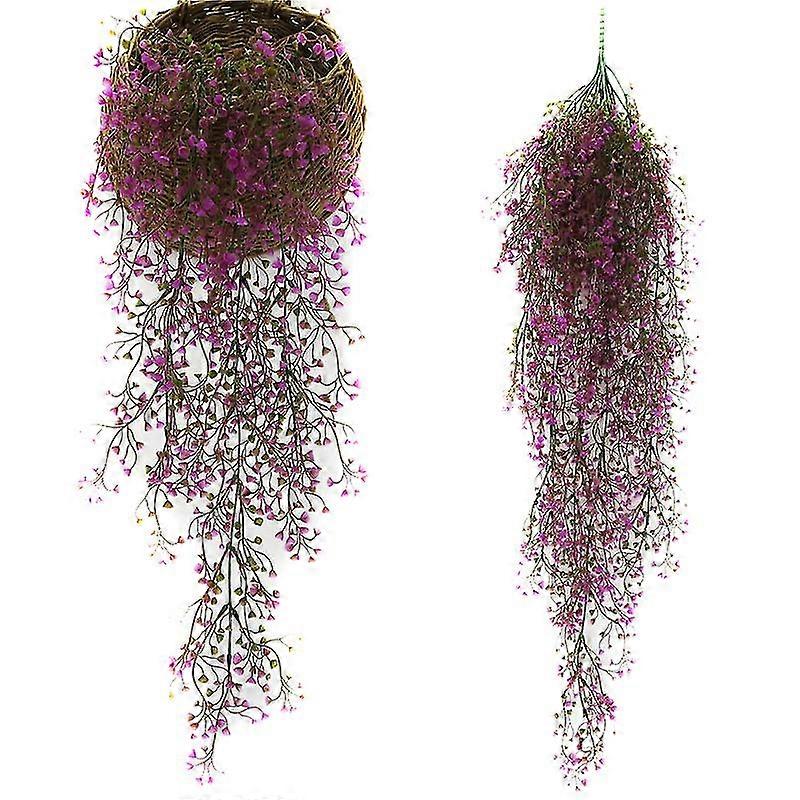 Artificial Hanging Flower Vines Decor - Rose Red (1 Pc)