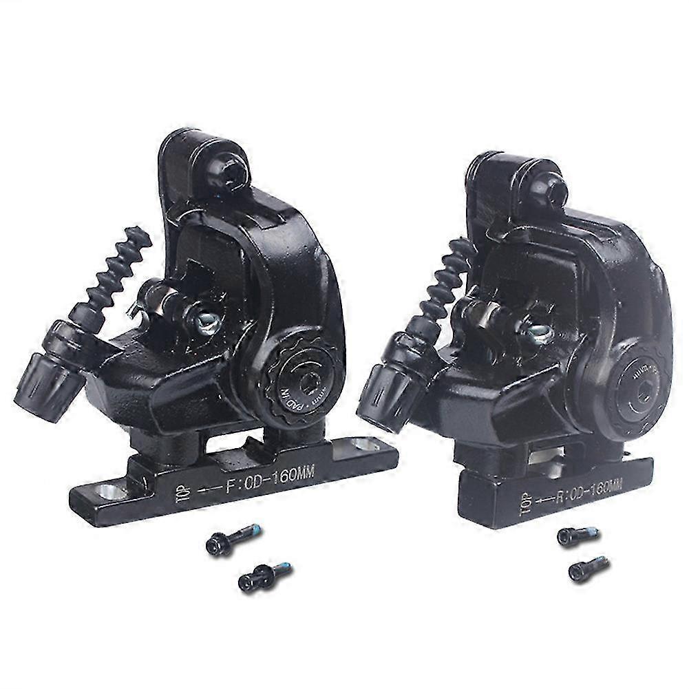 Road Bike Disc Brake Flat Mount Mechanical Dual Side Actuation Caliper 160mm Front Rear Bicycle Cl