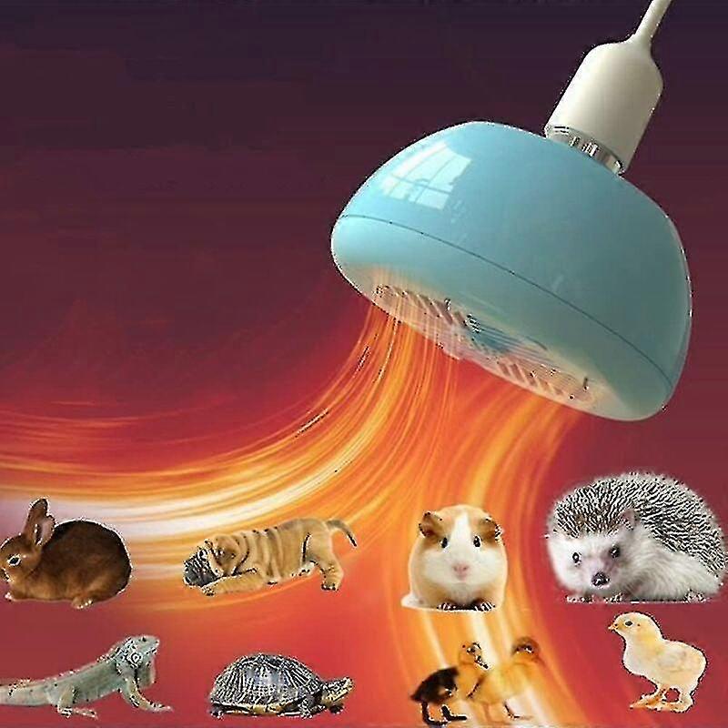 Professional Pet Heater, Chicken Coop Heaters, 3 Modes Adjustable Power And Light Function, Brooding Heat Lamp(e27)-AM