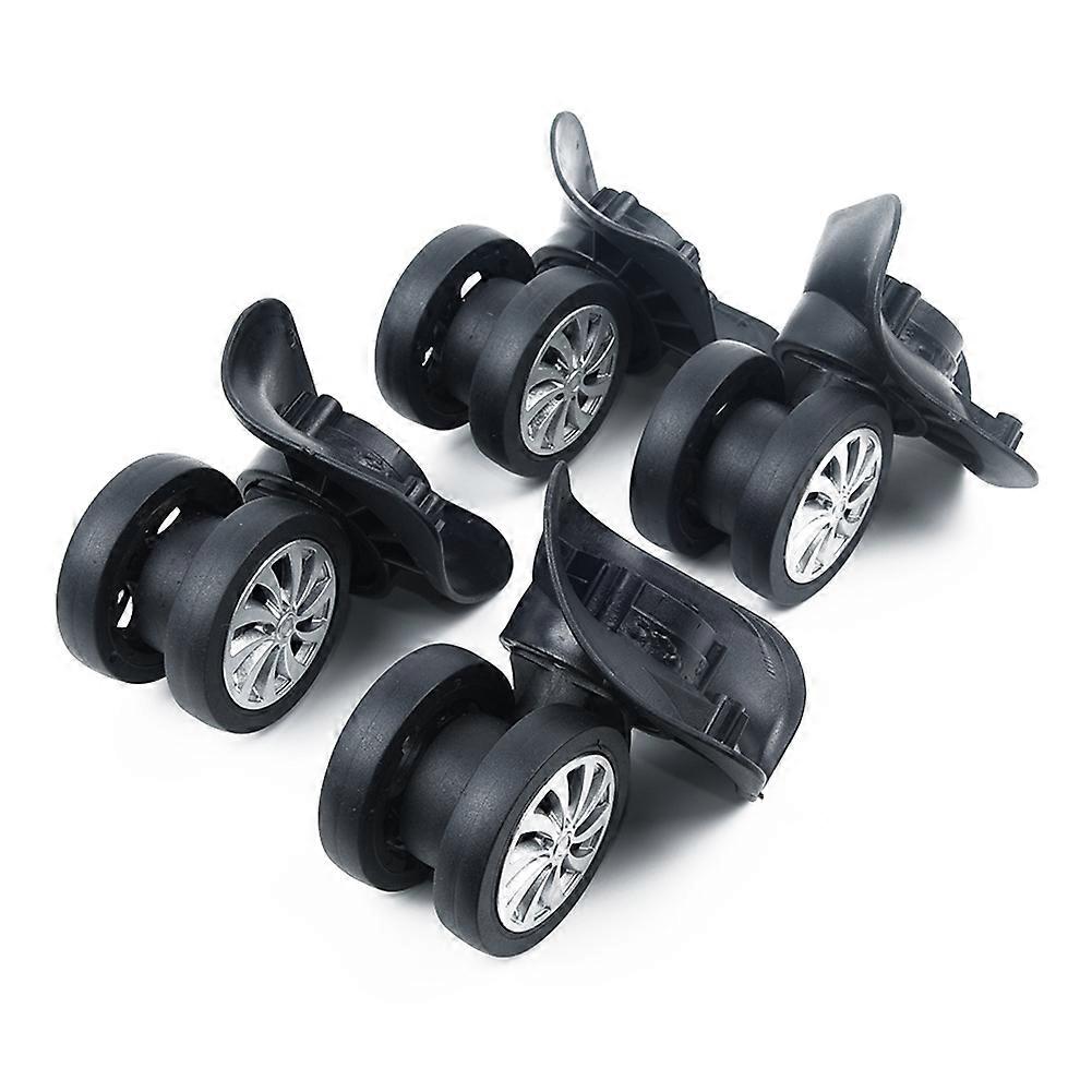Set 2/4 Ruote Sostitutive Per Valigia, Assi Carrello, Accessori Per Bagagli, Multicolore, Nuovo