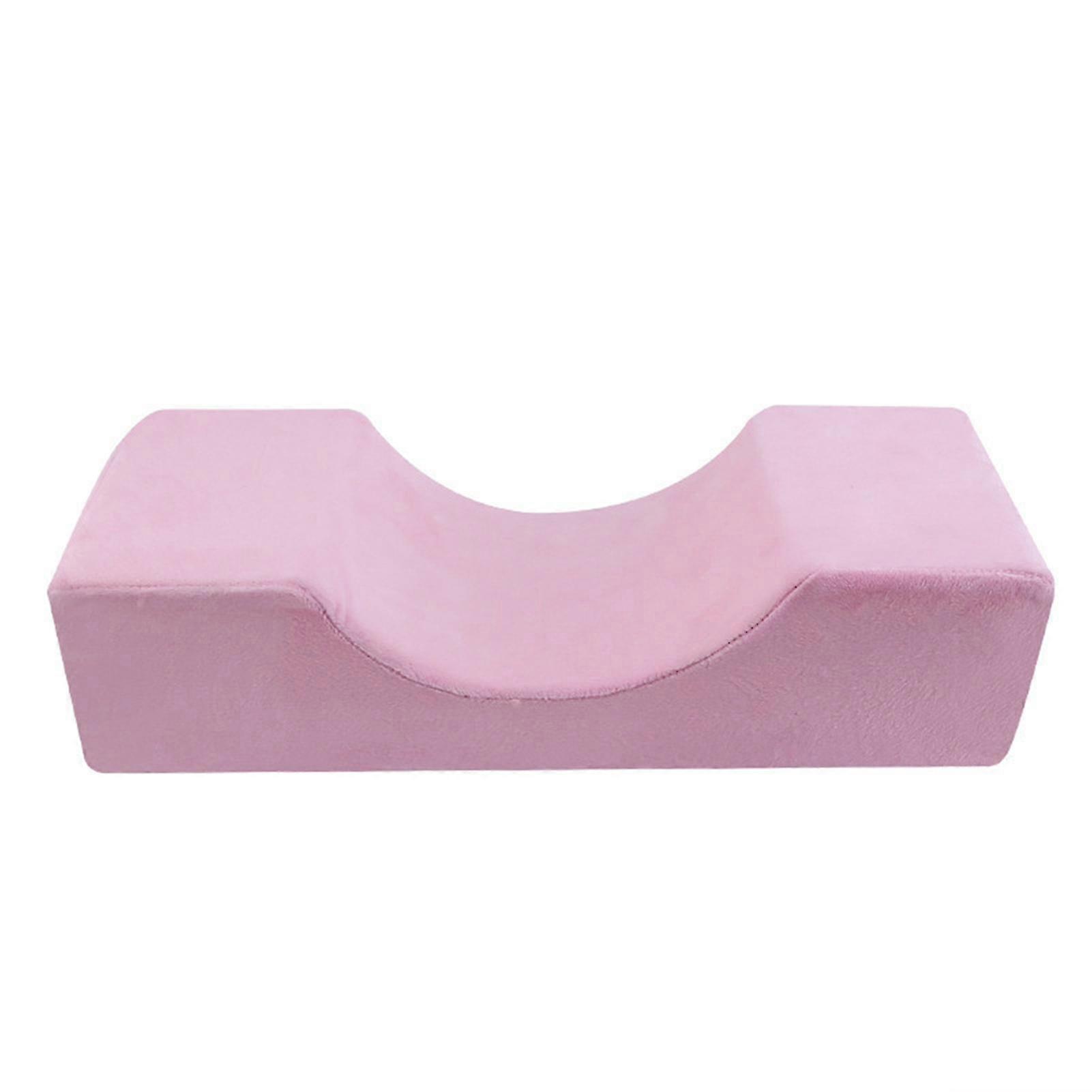 Pink U Shaped Breathable Sponge Grafted Eyelash Extension Pillow