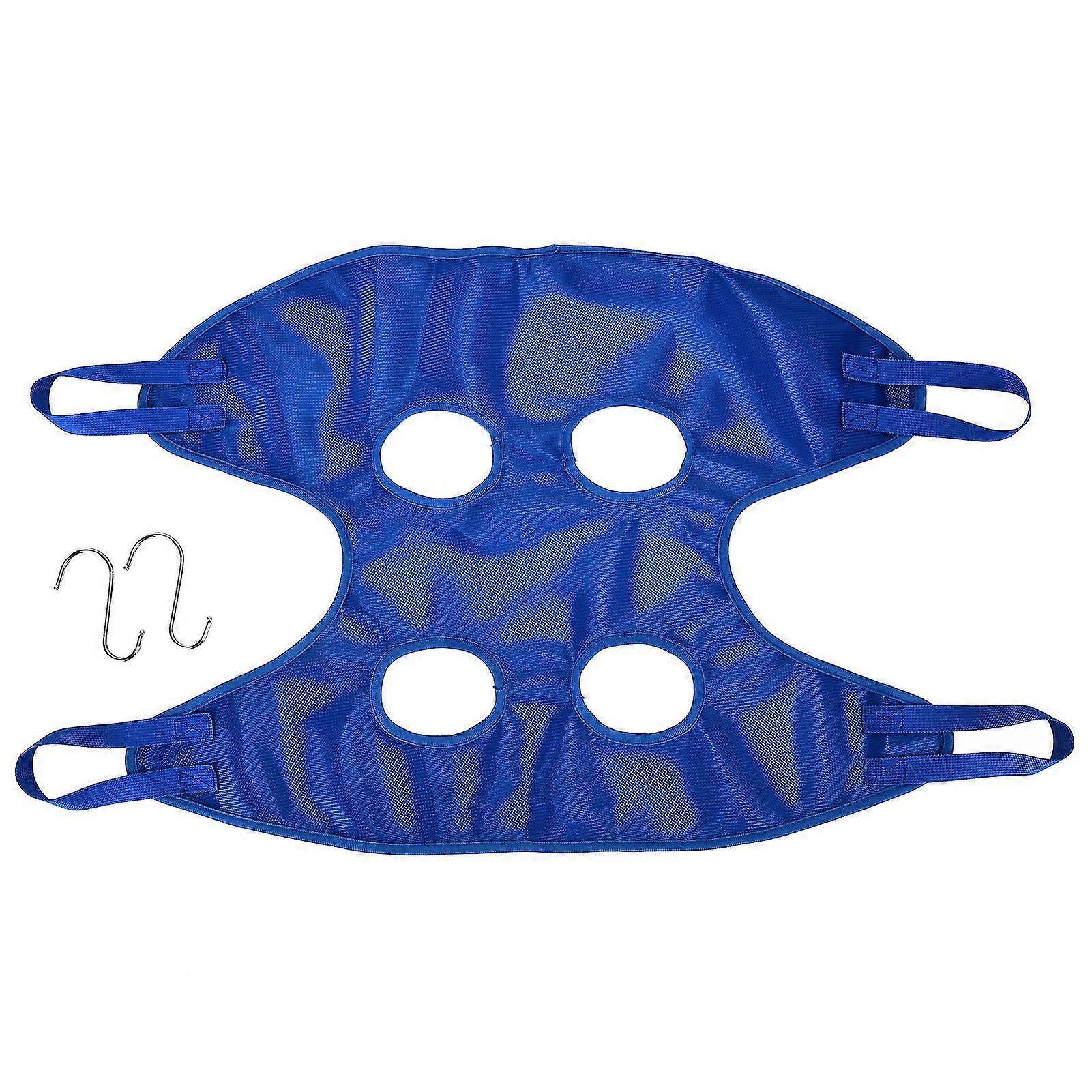 Multifunctional Pet Grooming Sling for Bathing, Washing, and Trimming Nails - Blue