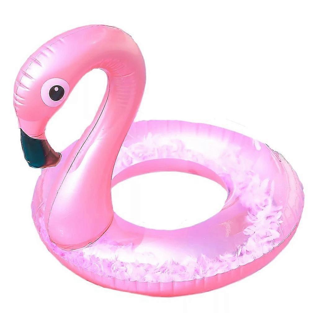 Pink Flamingo Swimming Ring Inflatable Pool Float for Baby