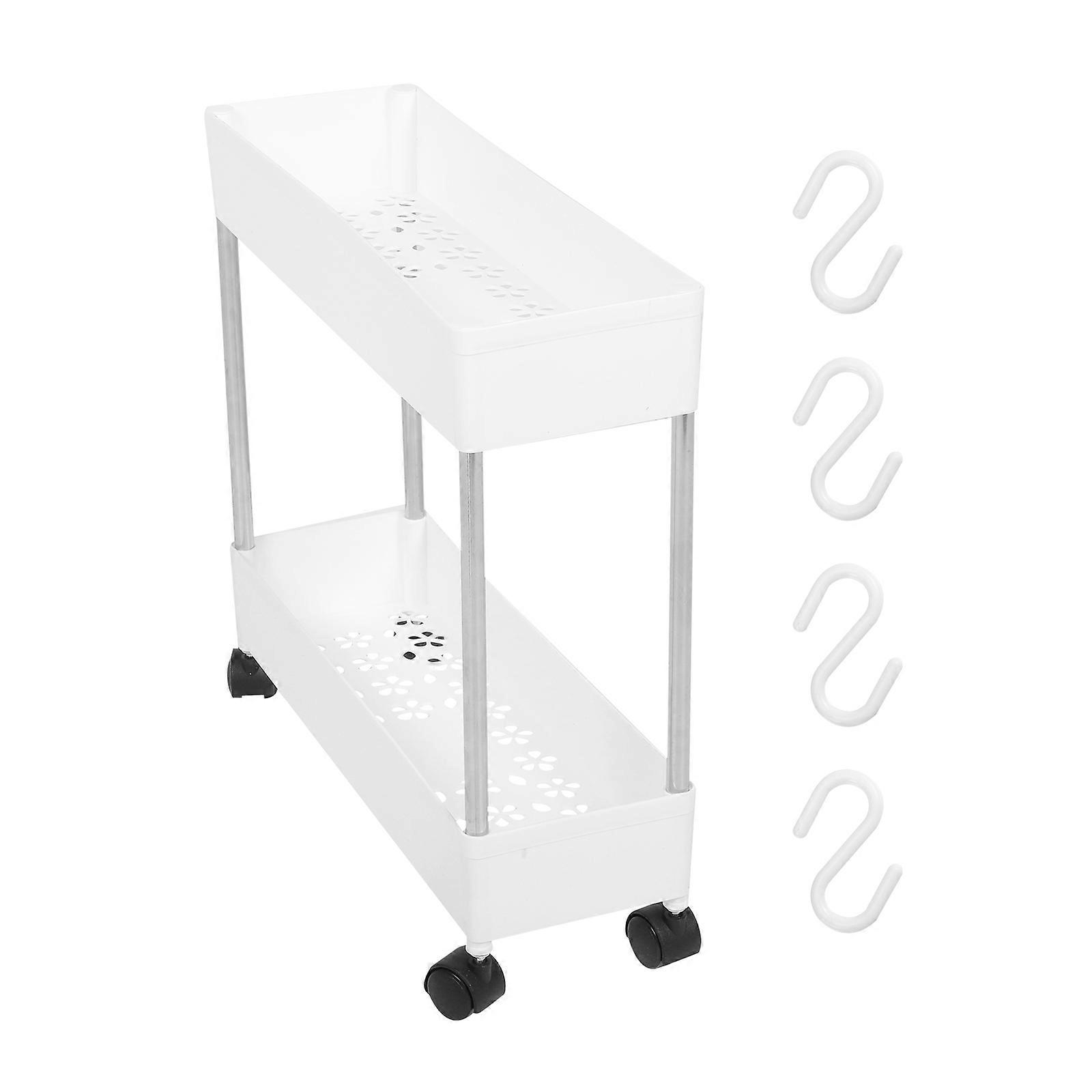 1pc Kitchen Trolley Rack Floor-type Trolley Stand Multi-layer Trolley Rack
