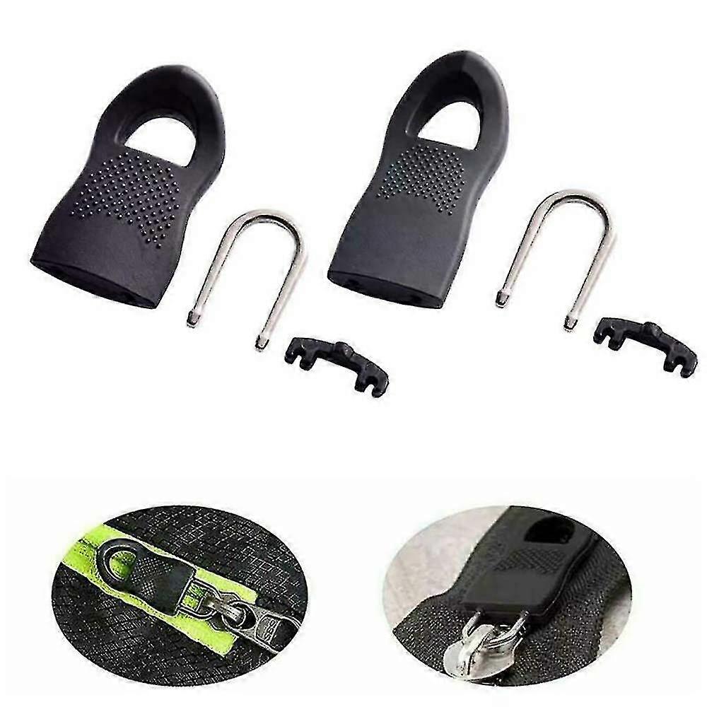 Universal Detachable Zipper Puller Set Repair Kit Pull Zip Up Slider