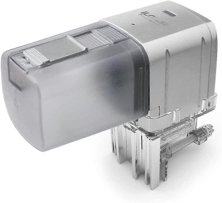 Automatic Fish Feeder, WiFi Remote Control Electric,Aquarium  Dispenser, APP ControlledSilver