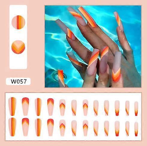 Designed False Nails Tips Full Cover Nails Sets for Women