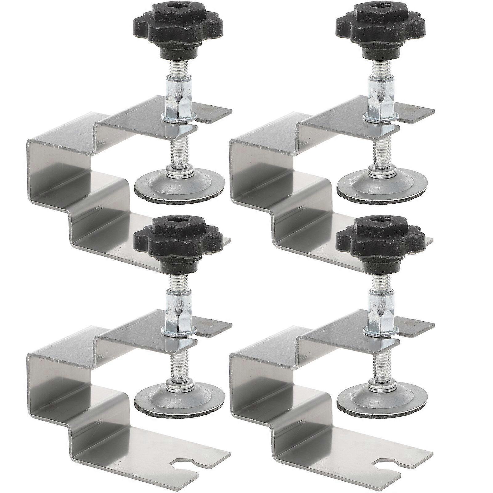 4pcs Drawer Front Installation Clamp Panel Clamp Cabinet Drawer Fixing Clip