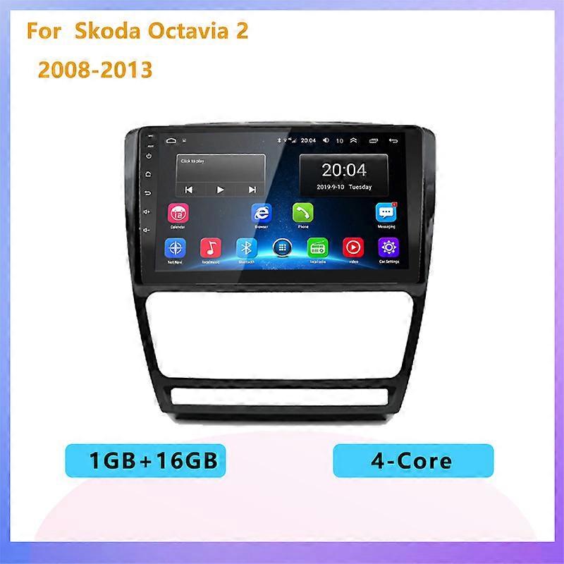 2GB + 32GB Car Radio Android Multimedia Player GPS navigation 2 Din No DVD Android 10 For SKODA Octavia 2 A5 2008 2009 2010-2013