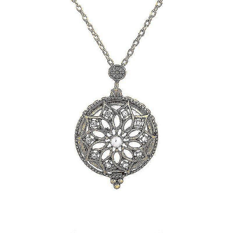Portable Vintage Loupe Collier Lecture Loupe (fleurs)
