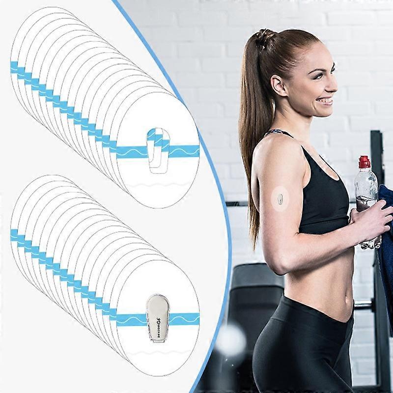 10pcs Douche Patch imperméable à l’eau Patch Adhésif Imperméable transparent Patchs pour Dexcom G6 Autocollants transparents