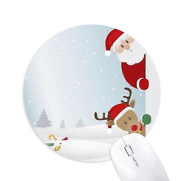 New Year Pattern Mouse Pad