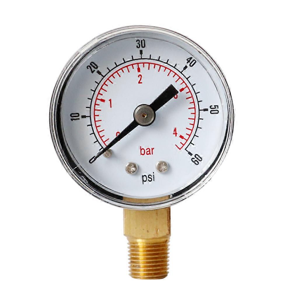 7 Types General Service Pressure Gauge Bottom Connection 40mm Dial 1/8" BSPT