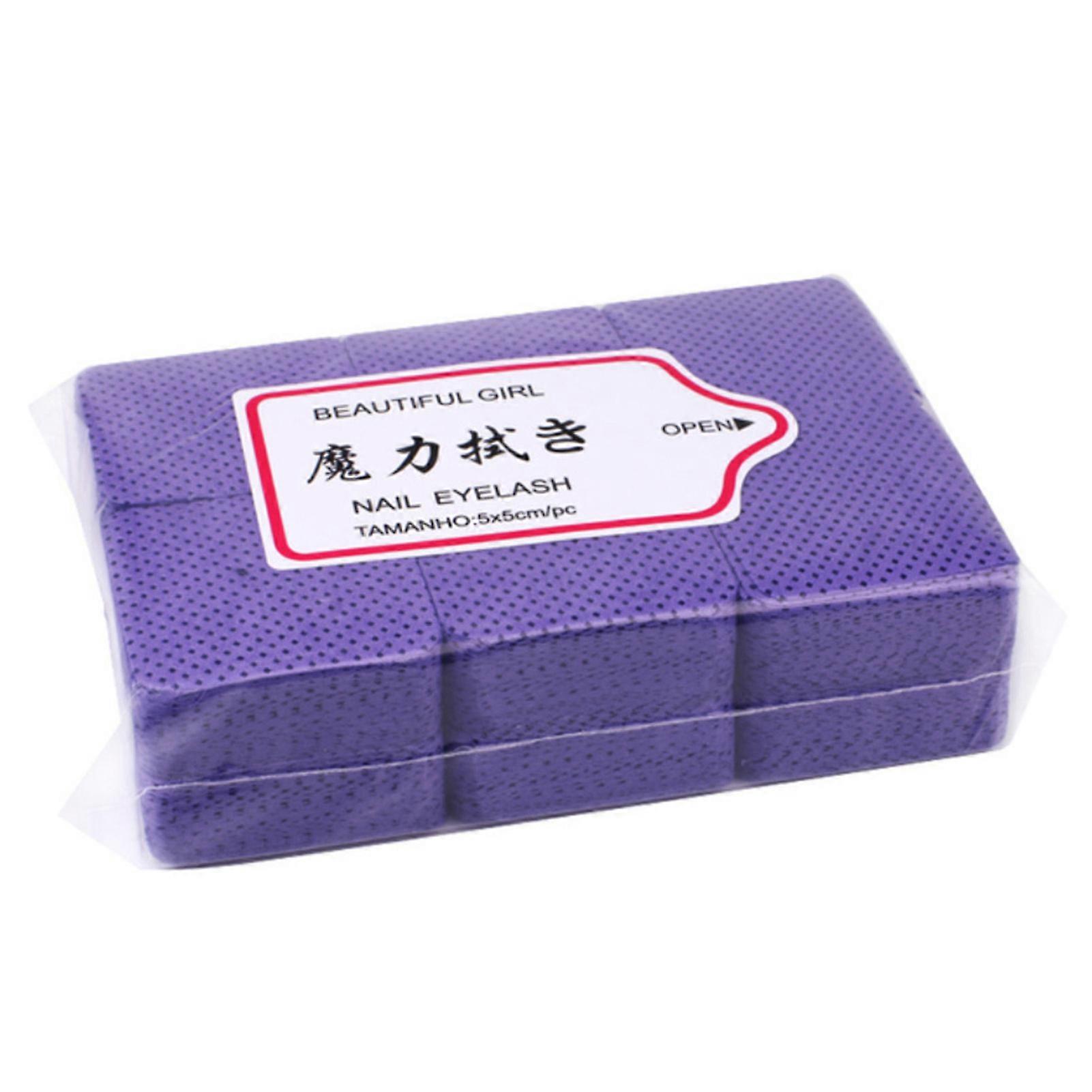 540Pcs Lint Free Nail Wipe Absorbent Eyelash Extension Glue Nail Art Gel Polish Removal Square Non-Woven Fabric Cleaning Cloth