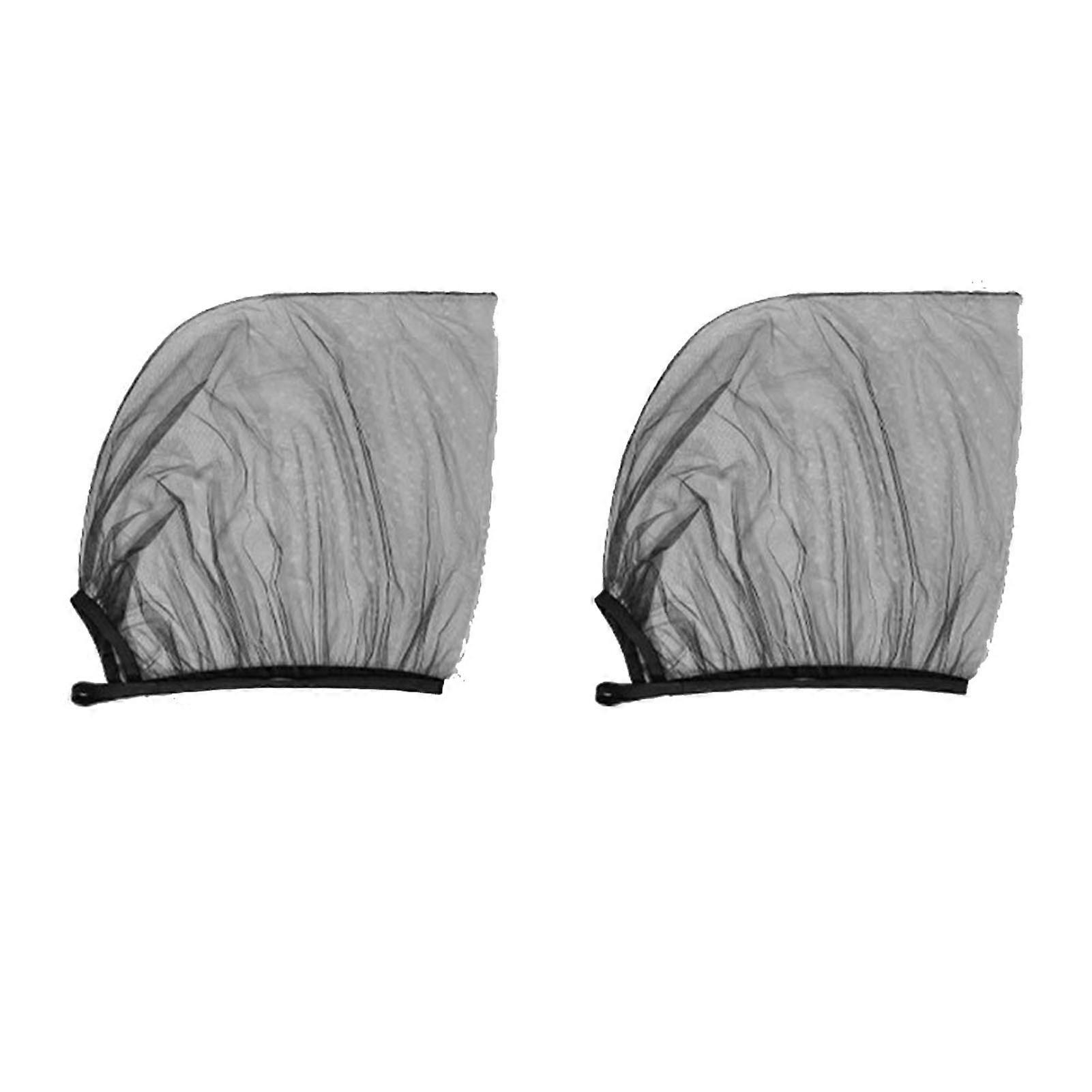 2pcs Car Window Sun Shade UV Protection Breathable Mesh Car Curtains for Car Camping Privacy Shade Front Window