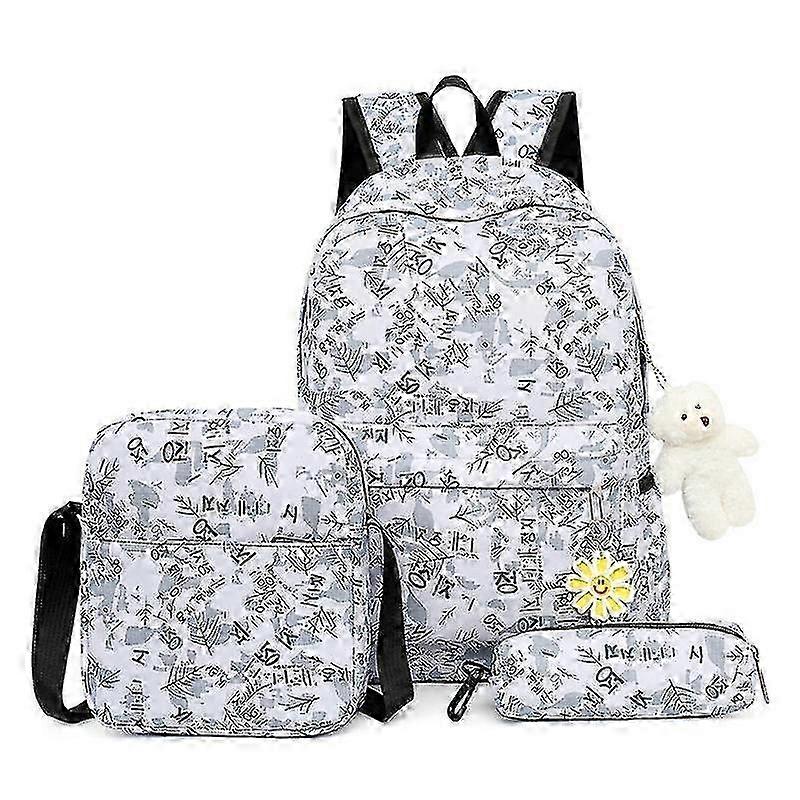 حقيبة مدرسية بنات بنين حقيبة ظهر للأطفال 3 أجزاء مجموعة